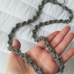 NYC Luxe Double Braided Long Necklace Excellent